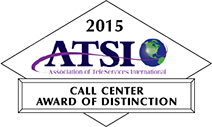 ATSI Call Center Award of Distinction 2015 Nationwide Inbound