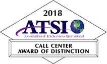 ATSI Call Center Award of Distinction 2018 Nationwide Inbound