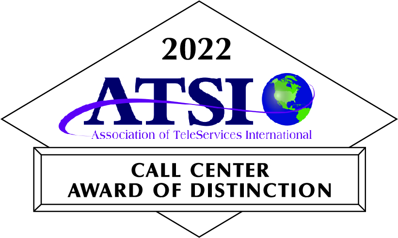 2022 Association of TeleServices International Call Center Award of Distinction Awarded to Nationwide Inbound