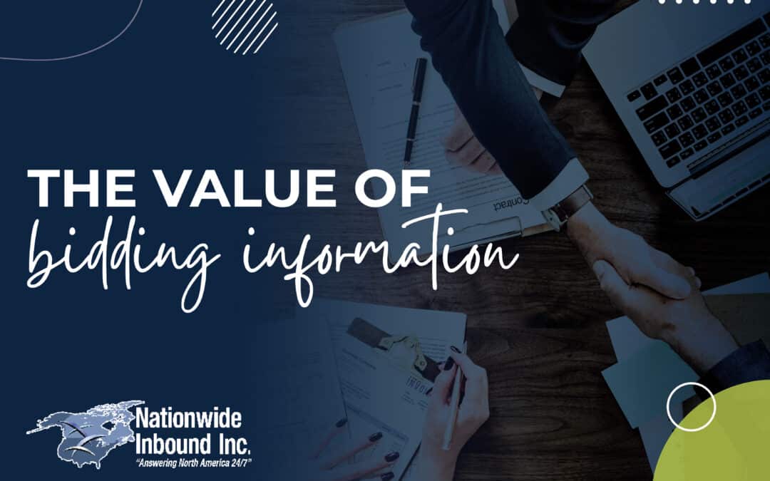 The Value of Bidding Information