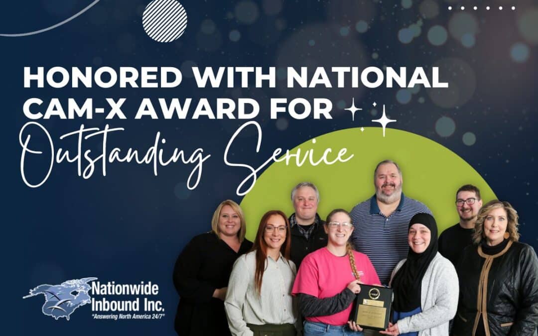 Nationwide Inbound Honored with National CAM-X Award for Outstanding Service